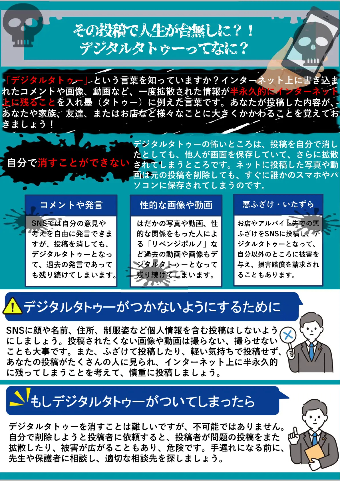 その投稿で人生が台無しに？！デジタルタトゥーってなに？